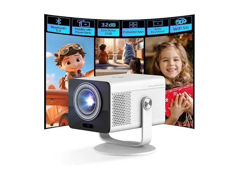 HP MC400 Portable HD Projector, WiFi , Bluetooth,