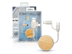 MITECH PRS-MT-RCR1-CRM 4in1 Retractable Cable - MFI C