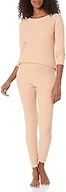 Amazon Essentials Women's Waffle Snug Fit Pajama Set, Taupe, X-Large