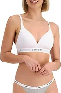 Bonds Women’s Wireless T-Shirt Bra – Contour Cups, Soft Cotton-Modal, Everyday Comfort White