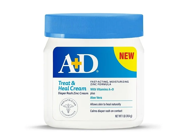 A D Treat and Heal Zinc Oxide 10 Diaper Rash Cream