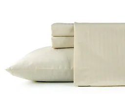 Bibb Home Damask Stripe 4 Piece Sheet Set