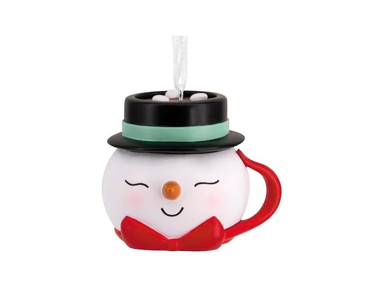 Hallmark Christmas Ornament, Snowman Mug