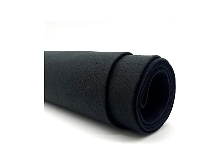 Ice Fabrics Craft Felt Fabric by The Yard, Black