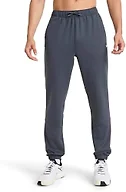 Reebok Men’s Velocity Pant, Standard Fit, 31” Inseam, Lightweight Stretch Air Weave Scuba Fabric, Ebony, Medium