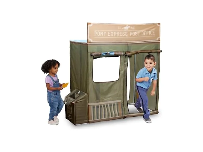 Kid Trax USPS Post Office Pony Express Pretend Play Kids Pop Up Tent