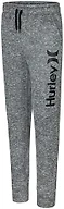 Hurley Boys' Fleece Jogger Pants, Grey Sweater, 2T