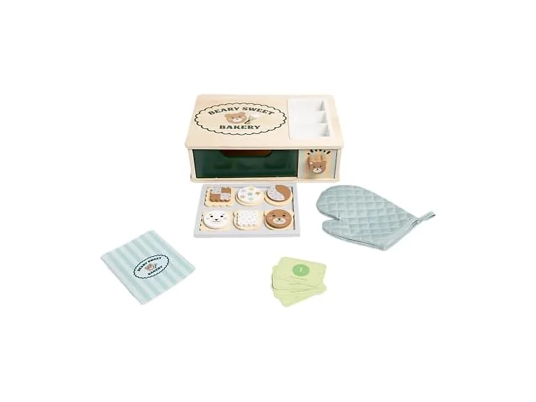 Pearhead Wooden Bakery Montessori Set
