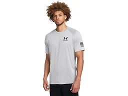 Medium UA Men's Freedom Tech T-Shirt Mod Gray Light He