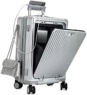 feilario Hardside Carry On Luggage, Zipper Closure, TSA Lock, USB Port