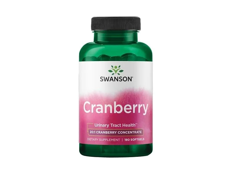 Swanson Cranberry 20:1 180 Softgels