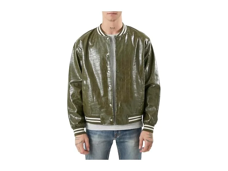 Forever 21 Men's Varsity Bomber Jacket (Medium)