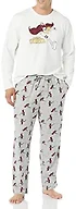 Amazon Essentials Disney | Marvel | Star Wars Men's Soft & Comfortable Flannel Pajama Sleep Sets, Marvel Thor, X-Large