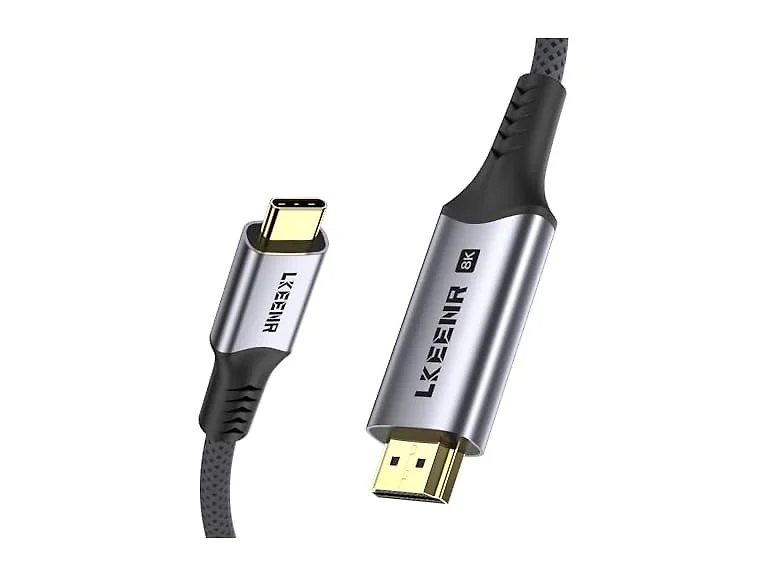 LKEENR USB-C to HDMI 2.1 Cable 3.3FT