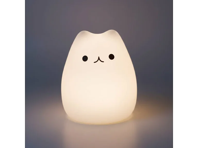 Soft Mushy Color Changing Cat Lamp Night Light