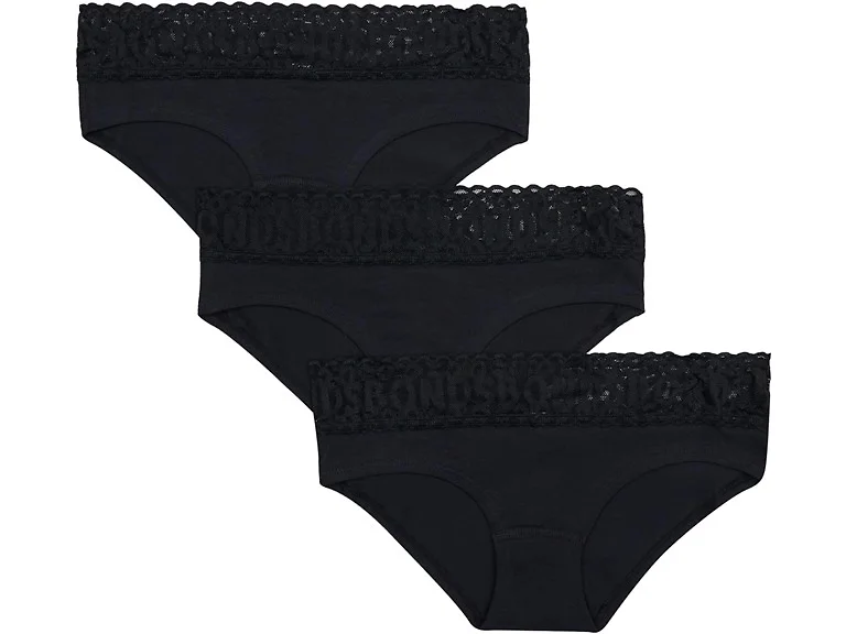 Bonds Women (XS) Underwear Hipster 3-pack Black