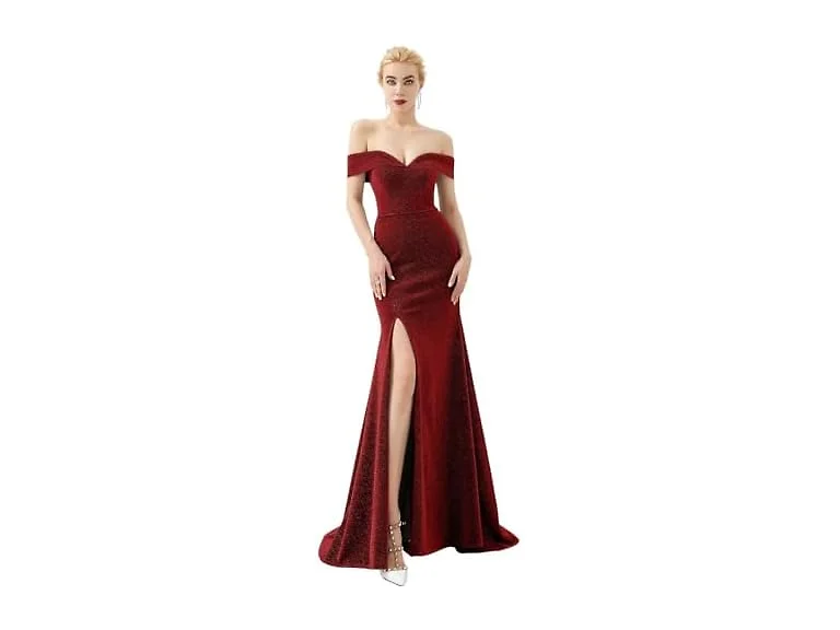 LanierWedding Women (14) Off Shoulder Long Dress