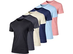 Non-Branded LC-----(Mens 6PK) / MT-6001 - BK-GY-OW-NV-S