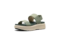 KEEN Women's Elle Mila Backstrap Comfortable Easy On Supportive Lightweight Sandals, Lily Pad/Dark Forest, 10.5