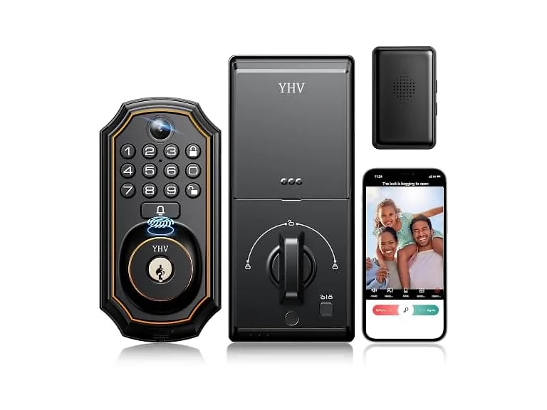 Keyless Entry Door Lock with Camera