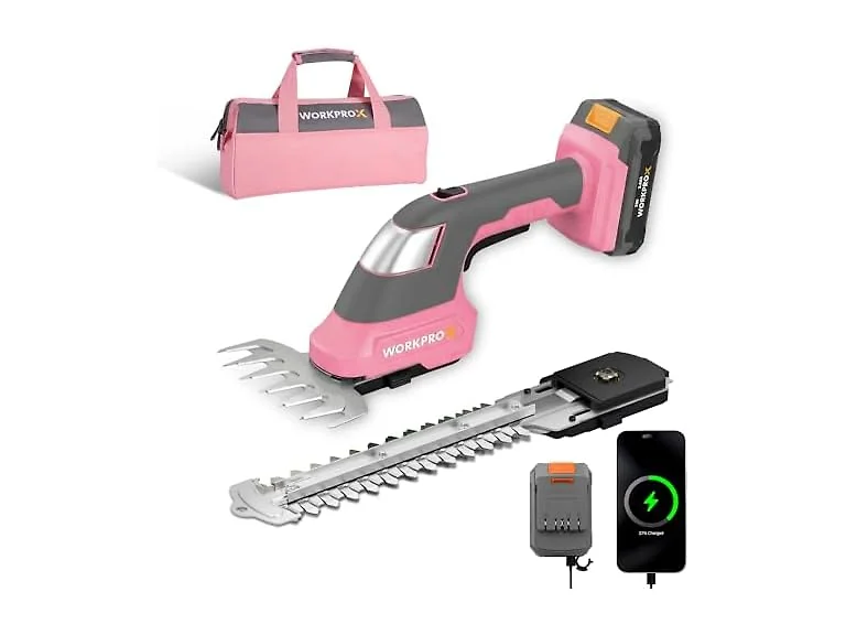 WORKPROX 20V Pink Grass Shear