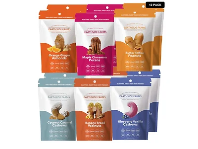 (12 Pack) Candied Nuts Variety Pack: 4oz Bags