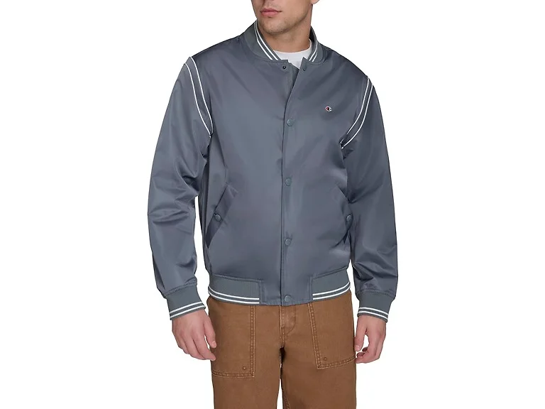 Champion Men (S) Varsity Jacket Stormy Weather