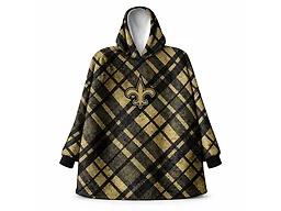 Pegasus FWD-PEG-NFL-6N15 NFL Team Cozy Sherpa Hoodie - OSFM New Orleans Saints 
