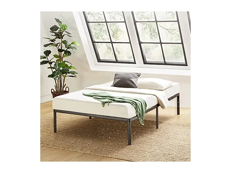 Best Price 14in Metal Platform Bed Black