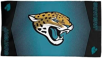Jacksonville Jaguars NFL Hussle Micro Fiber Sports Towel 24 x 42 Inches