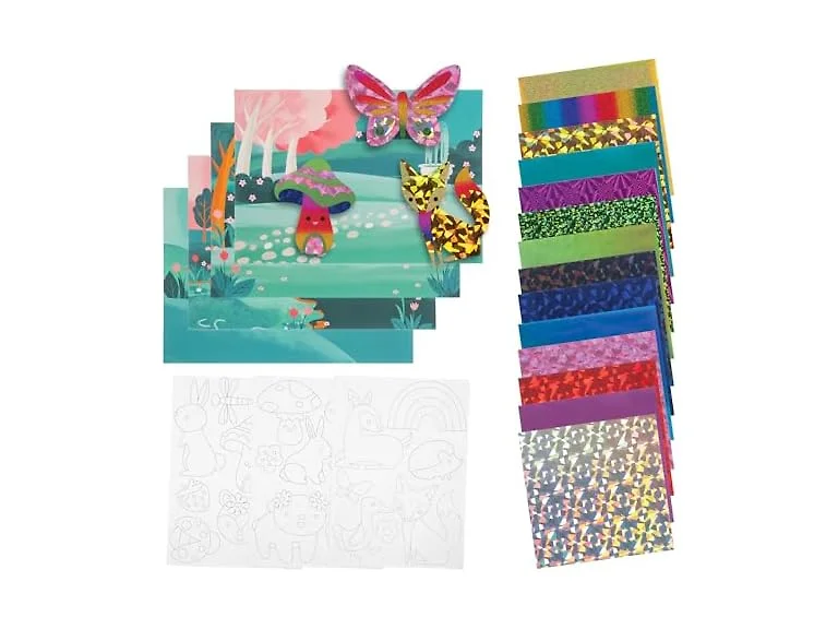 Stephen Joseph - Foil ArtCraft Kit for Kids, Garden