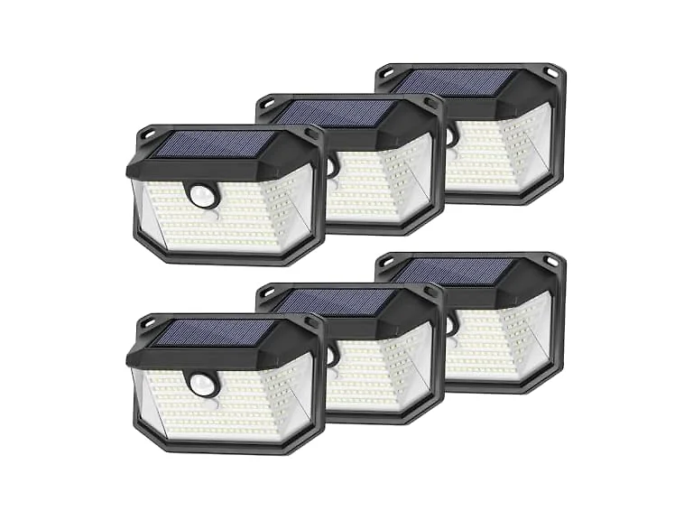 Brightever Solar Motion Sensor Wall Lights 6pk
