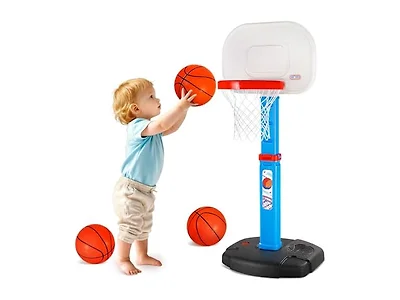 Adjustable Kids Mini Basketball Hoop Set