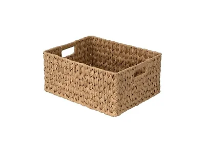 JS HANGER Large Woven Rattan Storage Basket 