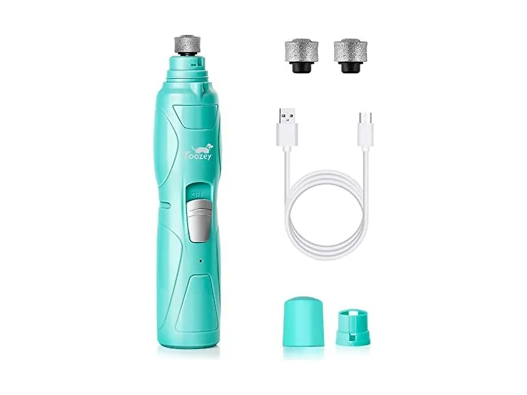 Toozey Dog Nail Grinder with LED Light, Professional 2-Speed