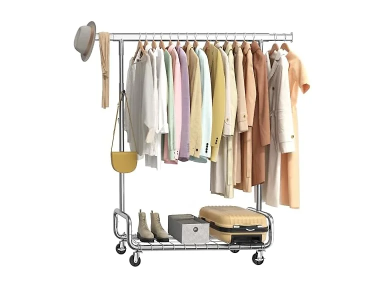 SONGMICS Clothes Rack Silver