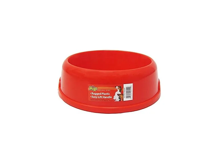 Hilo Large Durable Rugged Plastic Pet Feeding Dish