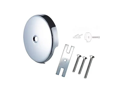 2 Pack Bathtub Drain Overflow Face Plate