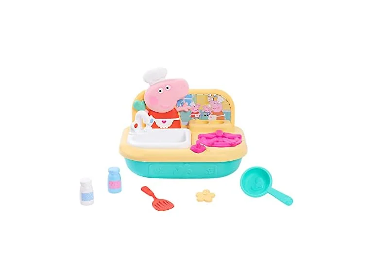 Peppa Pig Cooking Fun Tabletop Kitchen, Kids Toys for Ages 3 Up by Just Play