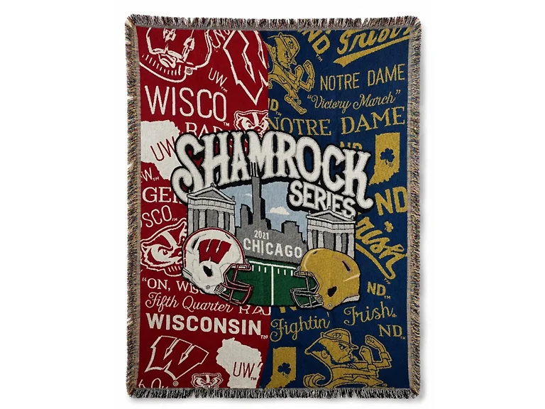 Notre Dame Shamrock Series 2021 Blanket