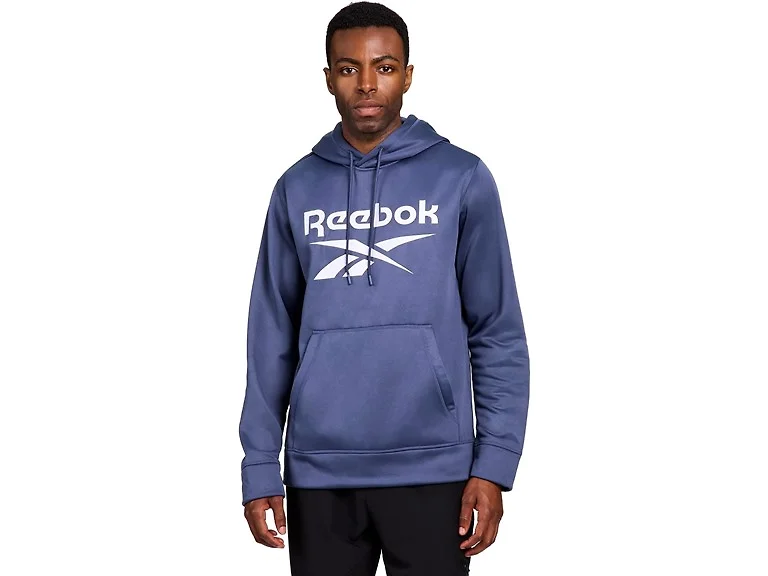Reebok Men (S) Hooded Sweatshirt Washed Indigo