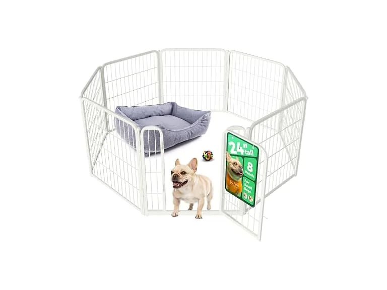 FXW Homeplus Indoor Dog Playpen, 24" H, 8 Panels