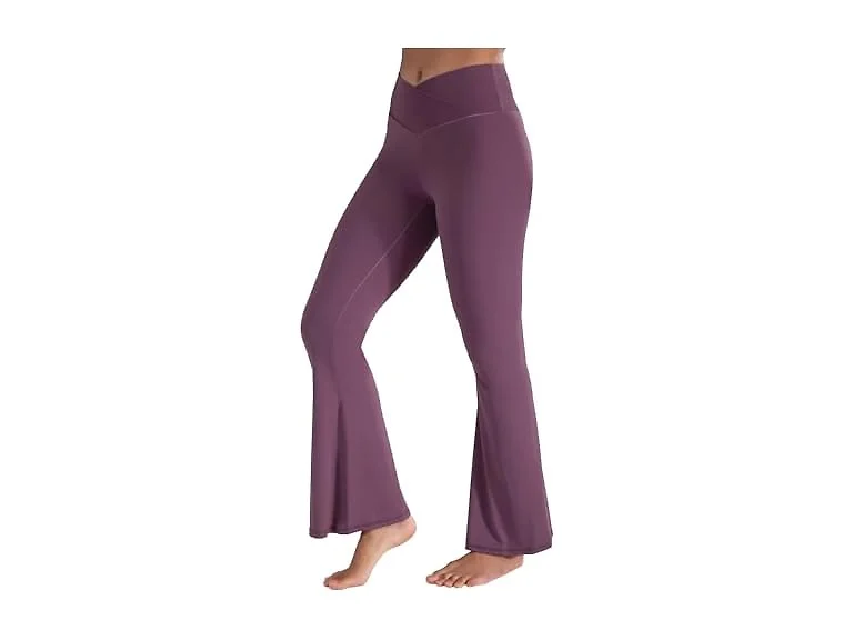 Sunzel Flare Leggings 30in S Burgundy
