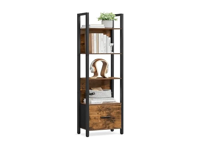 VASAGLE 5-Tier Industrial Bookshelf