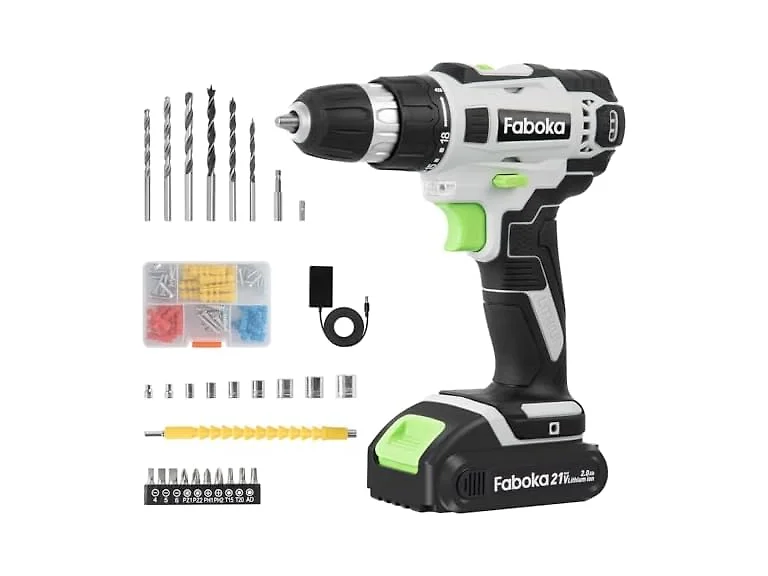 FABOKA FA0201 21V Cordless Drill Set