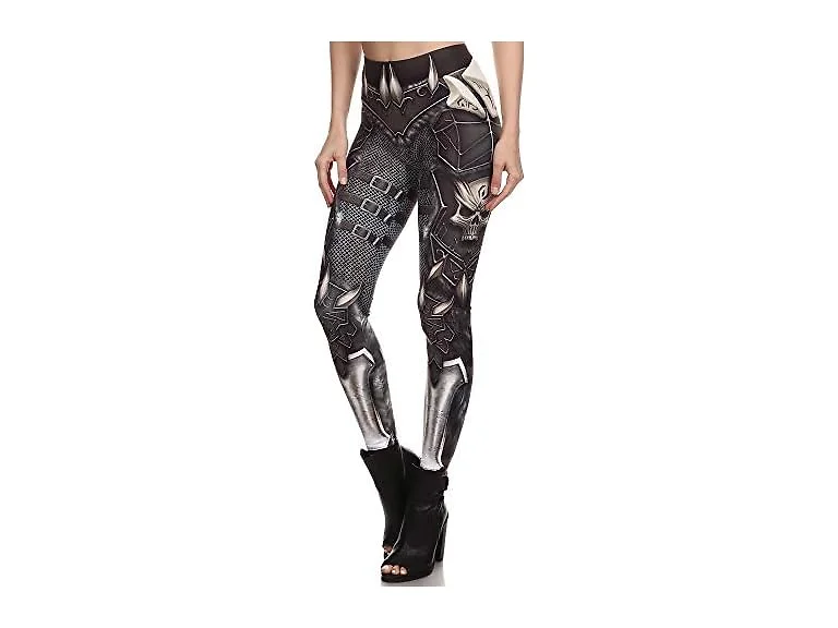 Mad Ink Women (XL) Steampunk Leggings Comic Pants