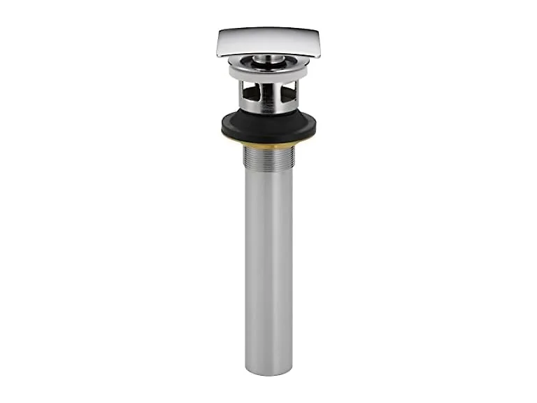 Delta Faucet 72175 Square Push Pop-Up with Overflow, Chrome