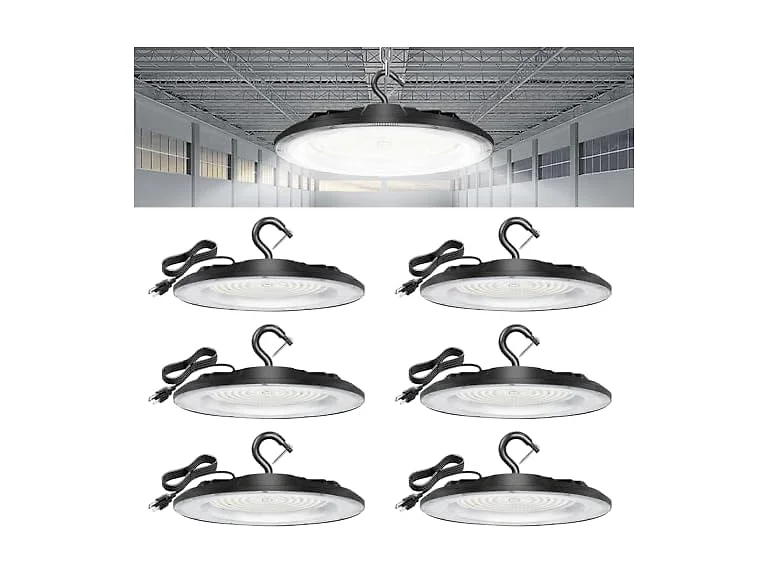 GoBright 6-Pack 200W UFO LED High Bay Lights