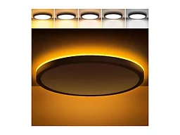Brightever B0FF5DCBS9 12 Inch Black Ceiling Light 1-