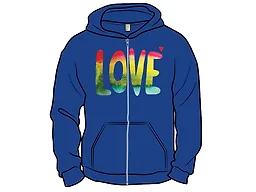 Watercolor Rainbow Love